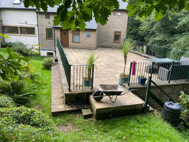 Existing garden and access