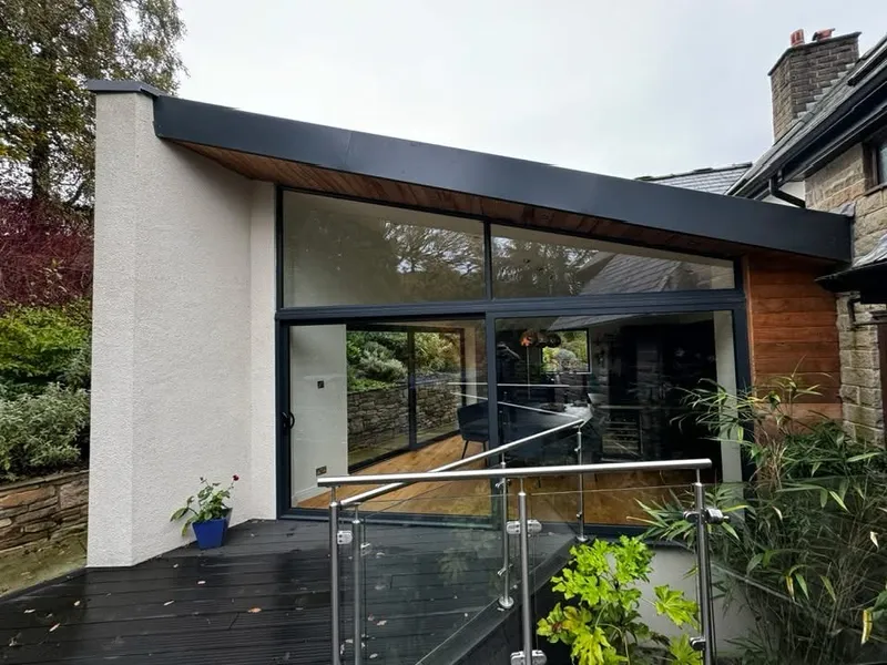 Principal completed exterior view of the flagship property transformation