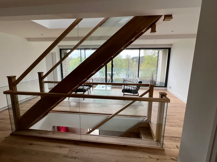 Staircase from the landing